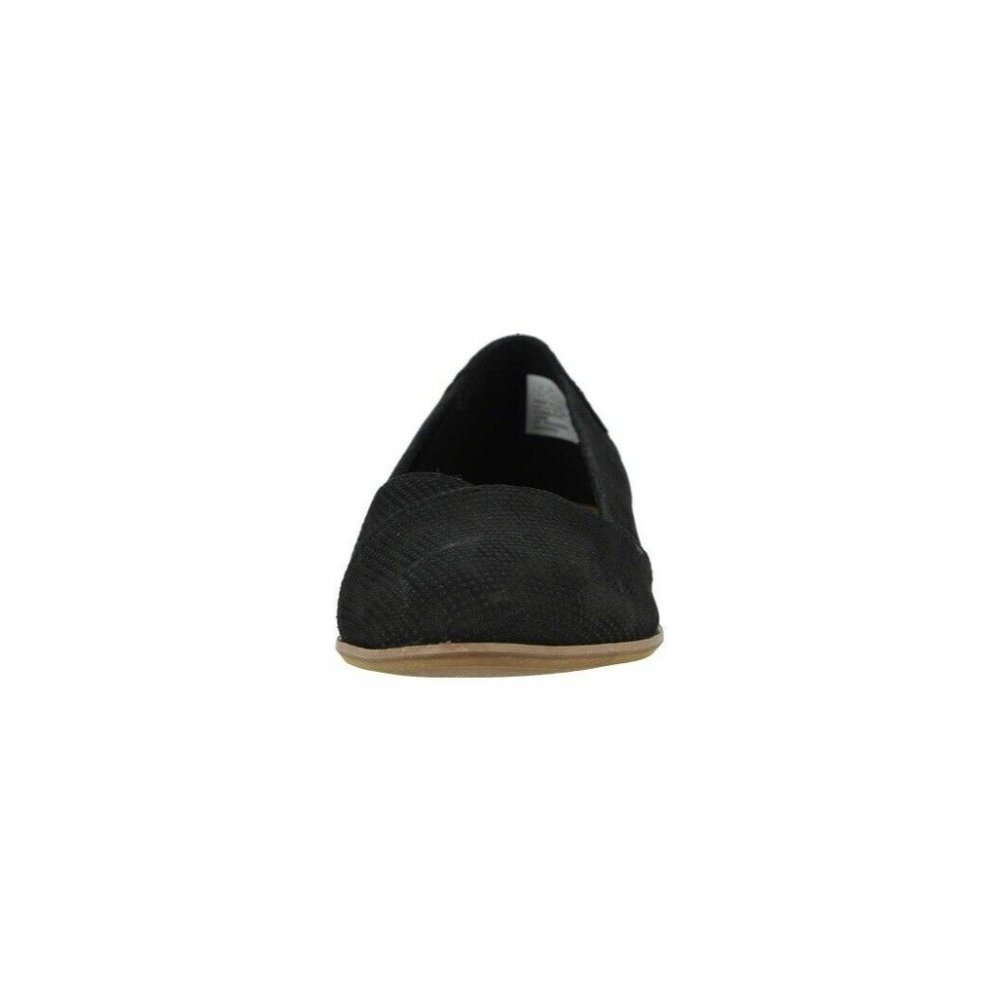 Tom’s Julie Perforated Flats Black Size 10 - Picture 5 of 7